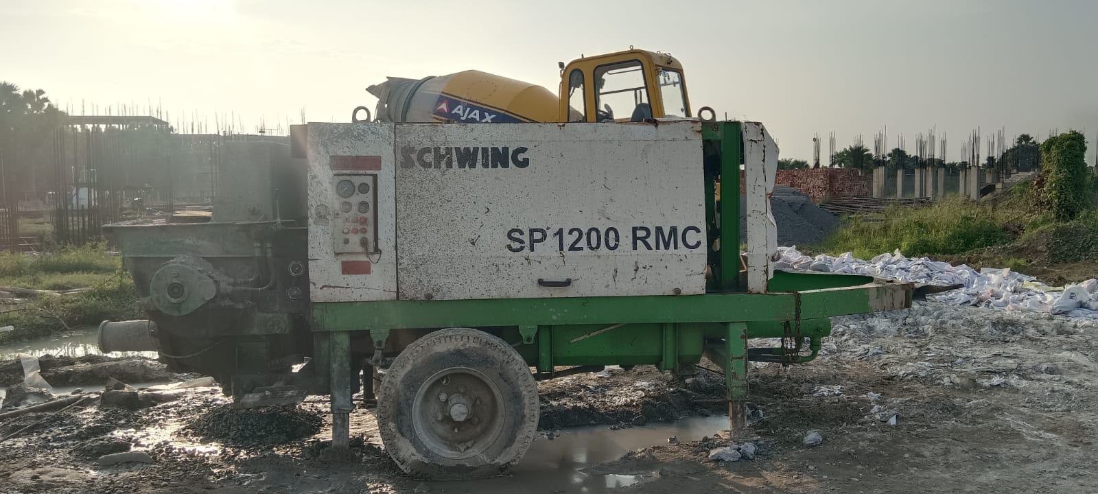 Used Schwing SP 1200 Concrete Pump for Sale